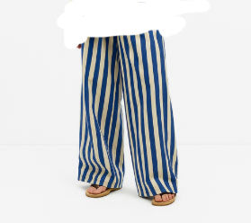 Blue pants stripe